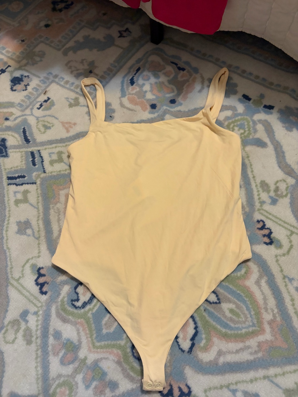 Cotton On Butter Yellow Sleeveless Bodysuit